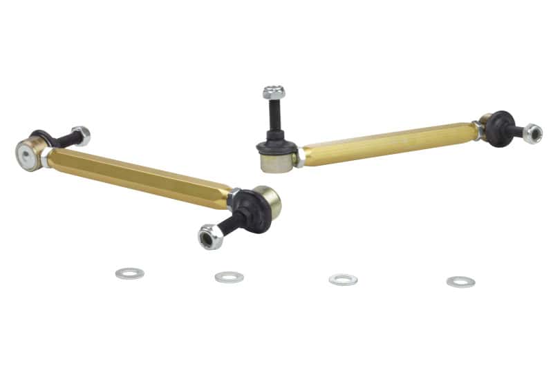 Whiteline — Whiteline 02-06 Mini Cooper S Front Swaybar link kit-Adjustable ball end links
Link Kit - view 3