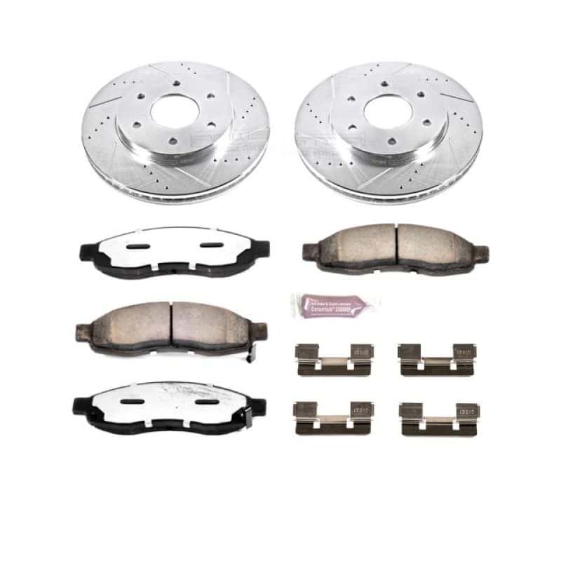 PowerStop — Power Stop 04-05 Infiniti QX56 Front Z36 Truck & Tow Brake Kit - view 1