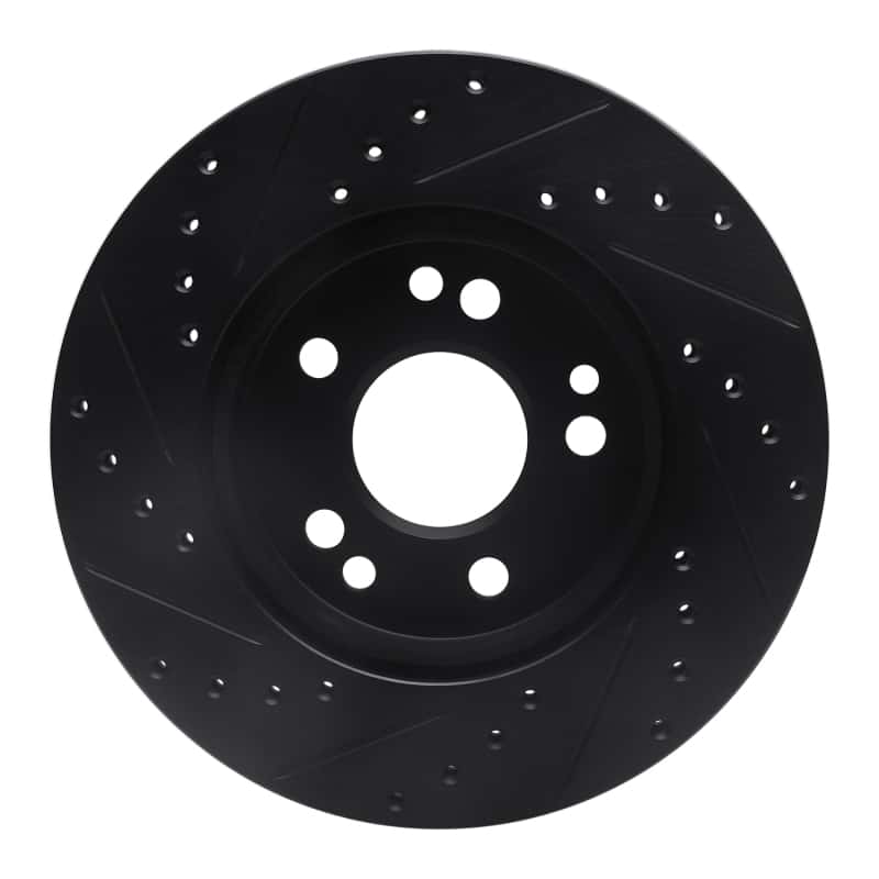 R1 Concepts — R1 84-95 Mercedes-Benz 260E Front Right Drilled & Slotted Black Brake Rotor
R1 Brake Rotor Drill - view 5