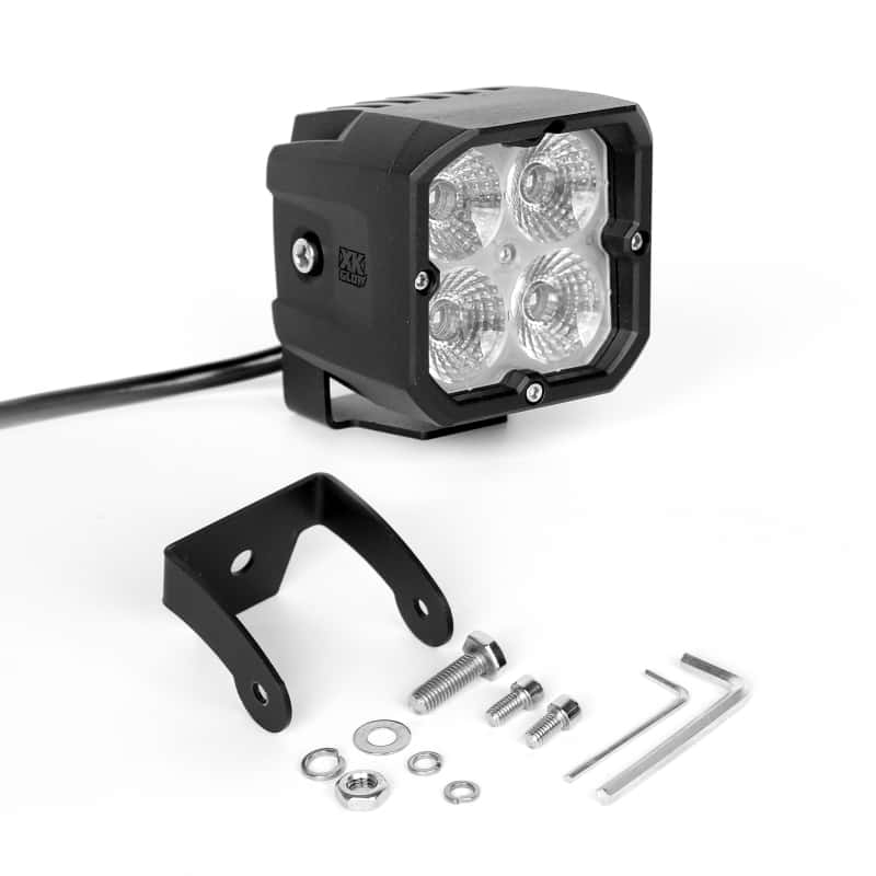 XKGLOW — XK Glow XKchrome 20w LED Cube Light w/ RGB Accent Light - Flood Beam - view 1