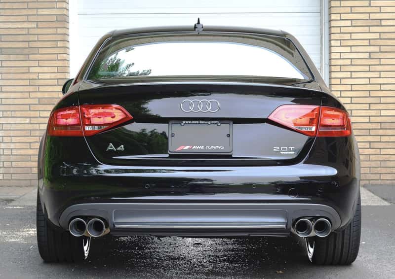 AWE Tuning — AWE Tuning Audi B8 A4 Touring Edition Exhaust - Quad Tip Polished Silver Tips - Does Not Fit Cabrio
Touring Exhaust - view 2