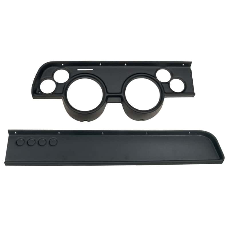 AutoMeter — Autometer 67-68 Mercury Cougar No AC Direct Fit Gauge Panel 3-3/8in x2 / 2-1/16in x4 - view 2