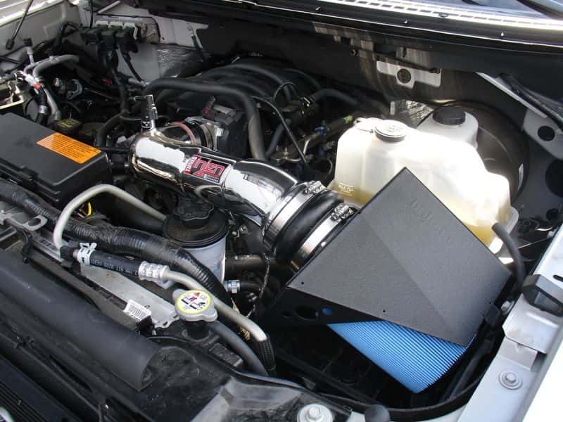Injen — Injen 09-10 Ford F-150 3 valve V8 4.6L Wrinkle Black Power-Flow Air Intake System
Short Ram Intake
Air Intake Kit - view 5