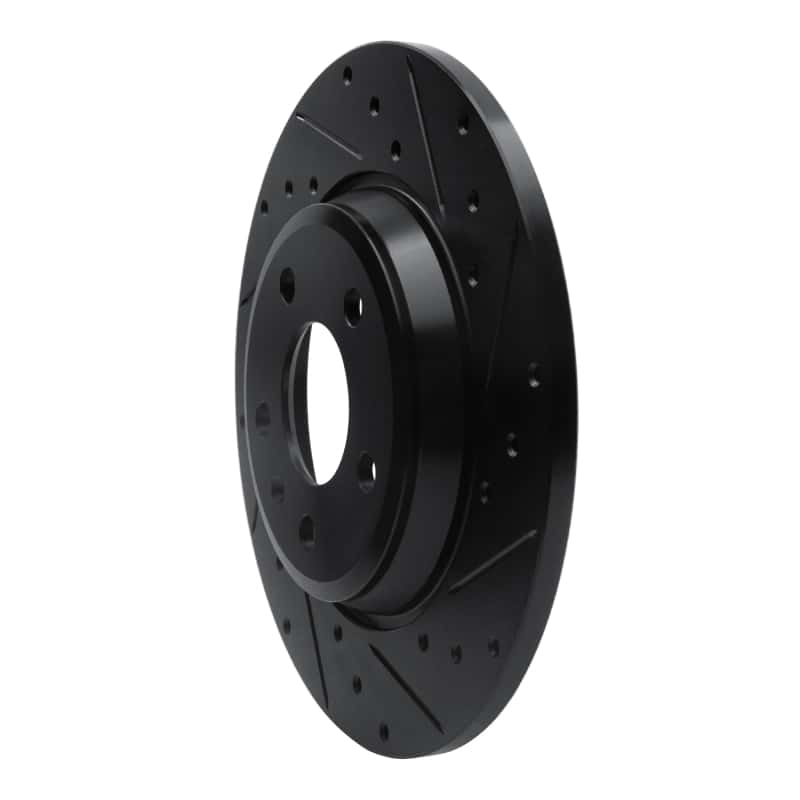 R1 Concepts — R1 09-25 Audi A4 Rear Right Drilled & Slotted Black Brake Rotor
R1 Brake Rotor Drill - view 2