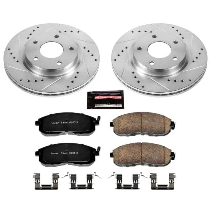 PowerStop — Power Stop 13-18 Nissan Sentra Front Z23 Evolution Sport Brake Kit - view 1