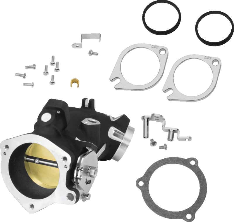 S&S Cycle — S&S Cycle 2006+ BT Size Code 405 Throttle Body Kit - Wrinkle Black - view 2