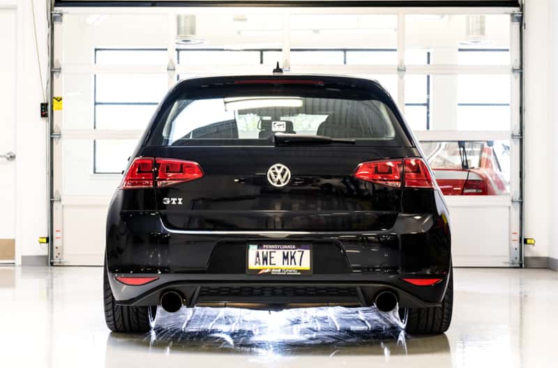 AWE Tuning — AWE Tuning VW MK7 GTI Touring Edition Exhaust - Diamond Black Tips
Touring Exhaust - view 4