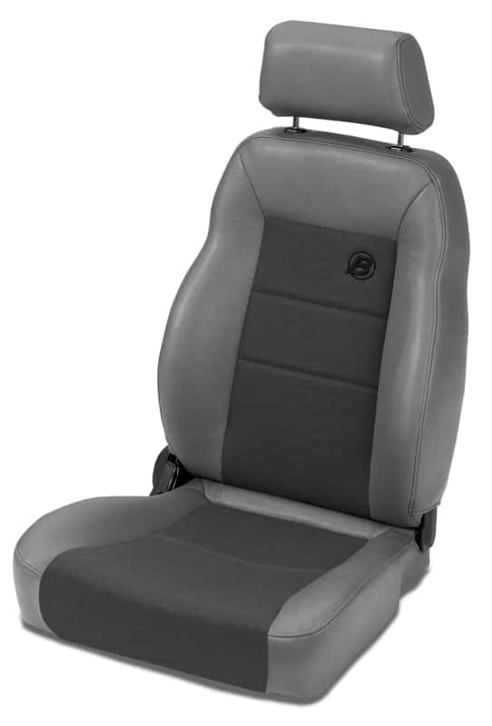 Bestop — Bestop 76-86 Jeep Cj7 Front Passenger Side Trailmax II Pro Seat (Center Fabric Insert Charcoal/Gray)
Pro Seat - view 1