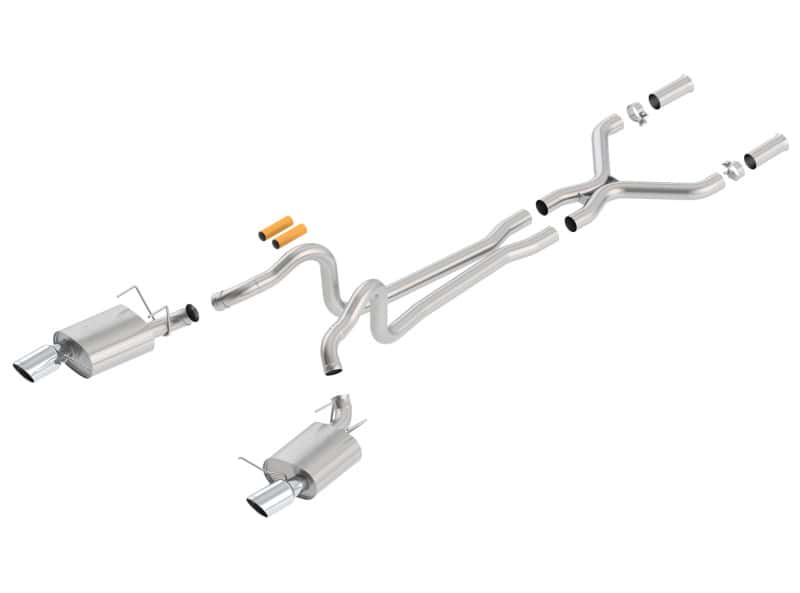Borla — Borla 13-14 Mustang GT/Boss 302 5.0L V8 RWD Single Split Rear Exit ATAK Catback Exhaust
Cat-Back System
ExhstSysKt - view 1