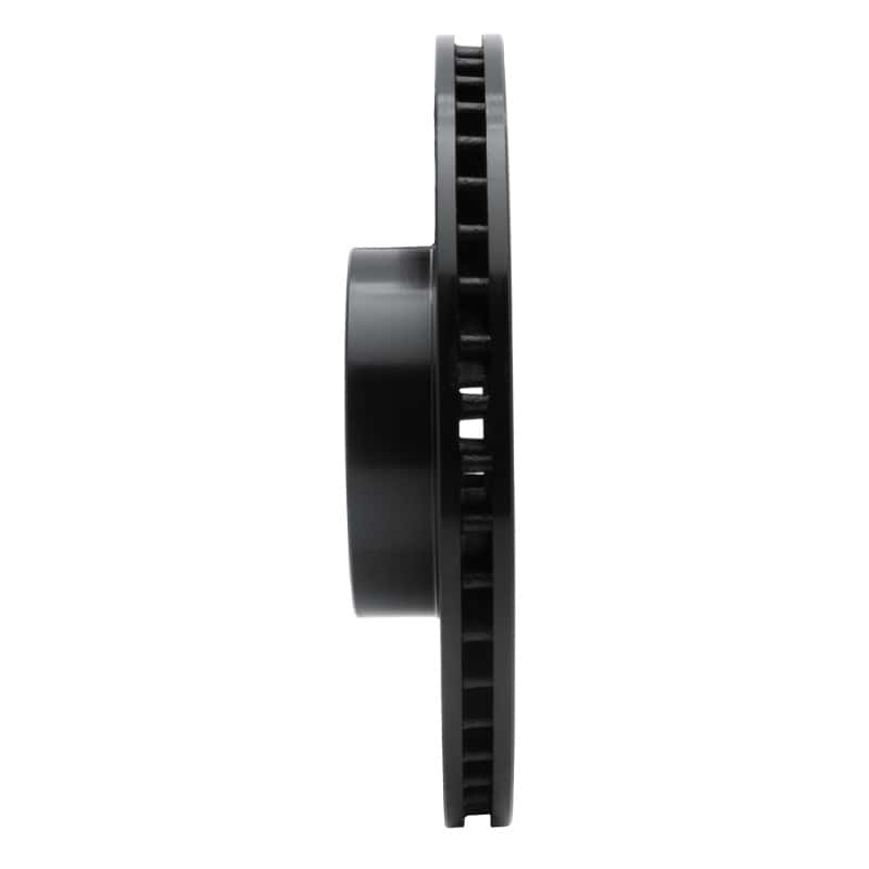 R1 Concepts — R1 01-08 Saab 9-2X Front Right Drilled & Slotted Black Brake Rotor
R1 Brake Rotor Drill - view 3