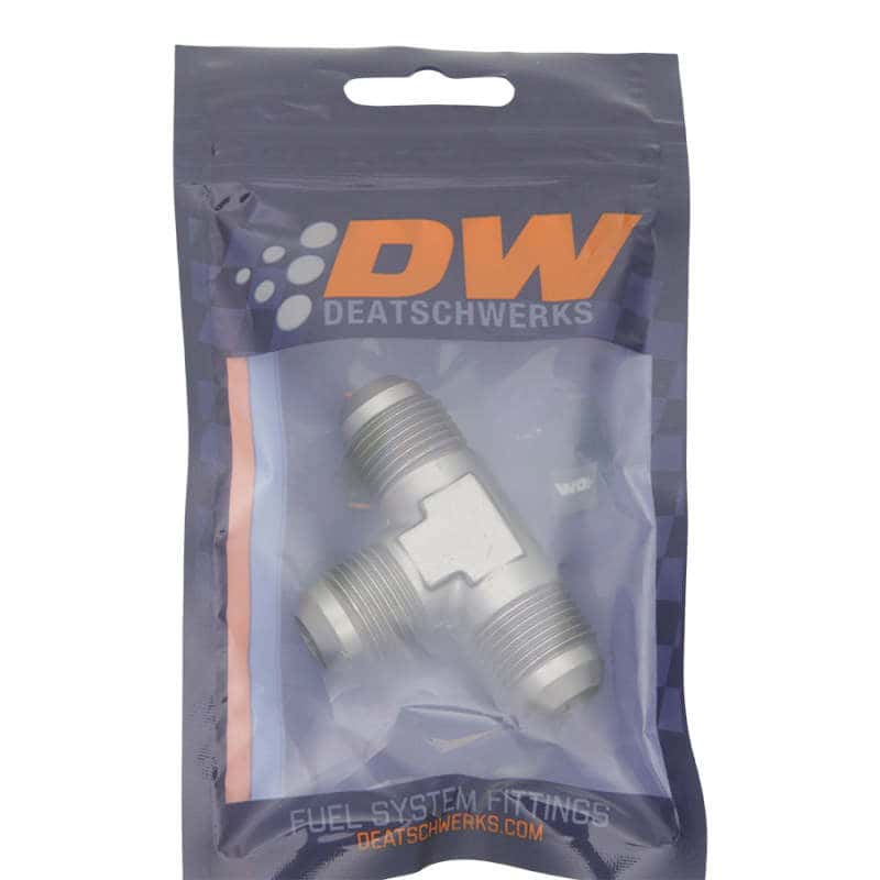 DeatschWerks — DeatschWerks 8AN Male Flare + 8AN Male Flare To 8AN Male Flare Tee Fitting
Plumbing - view 2