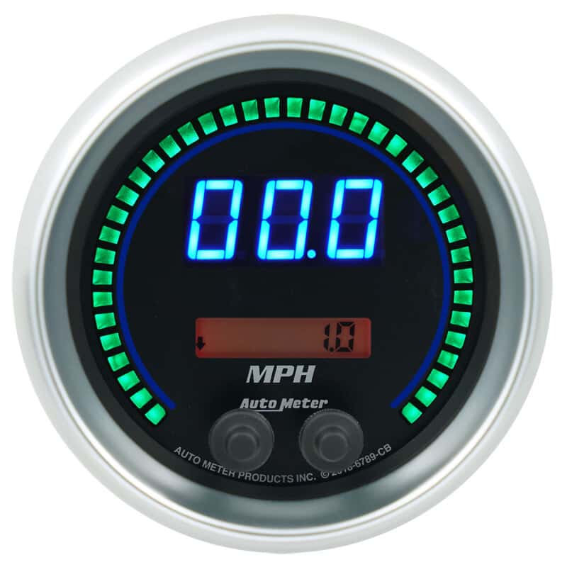 AutoMeter — Autometer 85.7mm Black Switchable 260 MPH / 260 KM/H Speedometer Cobalt Elite Digital Gauge
3.4" SPD CB ELIT DIG - view 3