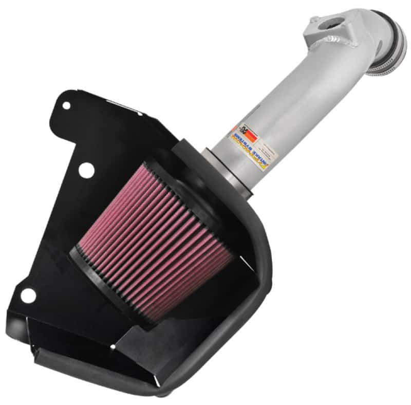 K&N Engineering — K&N 07 Mitsubishi Lancer L4-2.0L Silver Typhoon Short Ram Intake
Performance Air Inta
Air Intake System - view 1