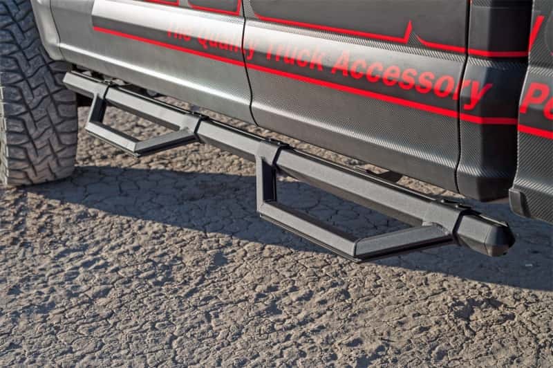 Dee Zee — Dee Zee 99-23 Chevrolet/GMC/Dodge/Ford Full Size Truck Hex Series - Crew Cab Side Steps (Txt Blk)
Nerf/Step Bar - view 5