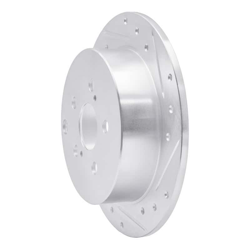 R1 Concepts — R1 00-10 Pontiac Vibe Rear Right Drilled & Slotted Silver Brake Rotor
R1 Brake Rotor Drill - view 2