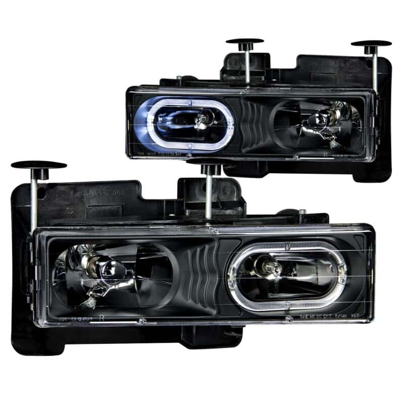 ANZO — ANZO 1988-1998 Chevrolet C1500 Crystal Headlights Black w/ Halo
Head Light Set
HdLtSet - view 2