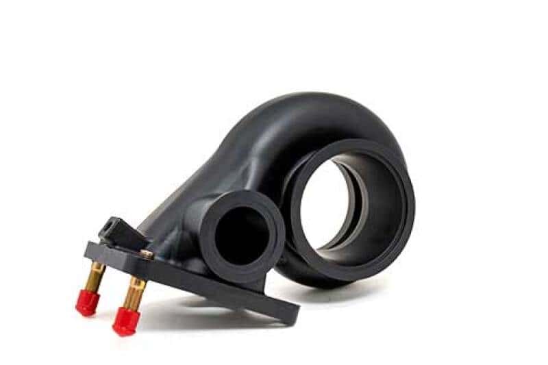 Forced Performance — Forced Performance Subaru STi/WRX Green UHF BB Turbo 60mm Black Housing Ext WG w/Oil Line (D/S Only) - view 1