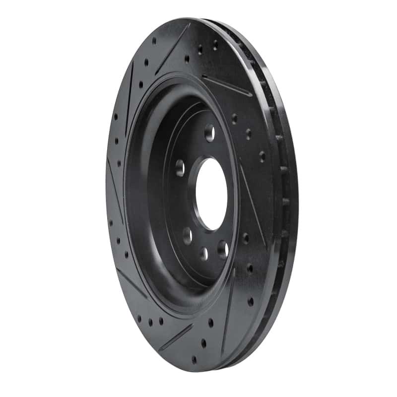 R1 Concepts — R1 07-18 Volvo S60 Rear Right Drilled & Slotted Black Brake Rotor
R1 Brake Rotor Drill - view 4