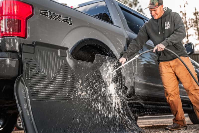 Husky Liners — Husky Liners 2019 Ram 1500 CC WeatherBeater 2nd Seat Floor Liners Black (W/O Factory Storage Box) - view 4