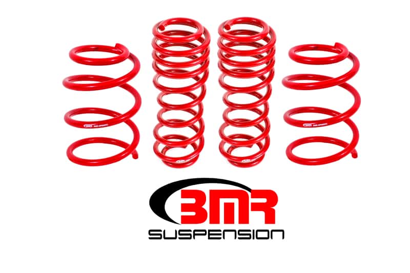 BMR Suspension — BMR 05-14 S197 Mustang GT Handling Version Lowering Springs (Set Of 4) - Red
Lowering Springs - view 1
