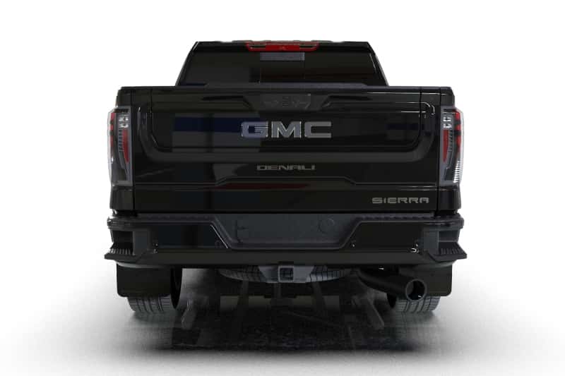 Rally Armor — Rally Armor 20-26 GMC Sierra 2500/3500 HD Denali Black Mud Flap w/Metallic Black Logo
Mud Flap - view 3