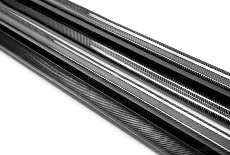 Seibon — Seibon 04-05 Subaru WRX CW Carbon Fiber Side Skirts - view 2