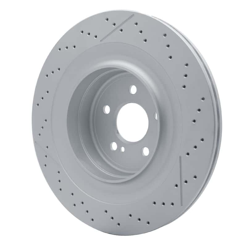 DFC — DFC 10-18 Mercedes-Benz E63 AMG S Rear Drilled and Slotted Hi-Carbon Alloy Geomet Coated Rotor
DFC Brake Rotor - view 4