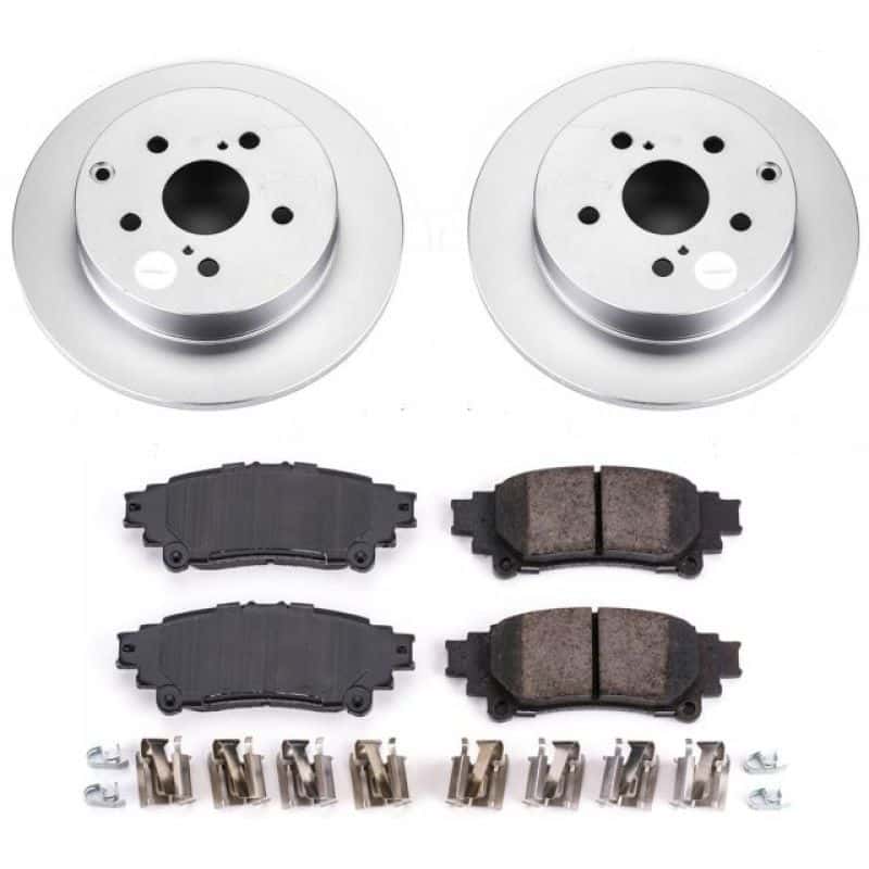 PowerStop — Power Stop 16-18 Toyota Mirai Rear Z17 Evolution Geomet Coated Brake Kit - view 1