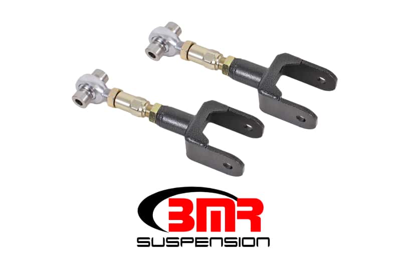 BMR Suspension — BMR 79-04 Fox Mustang Upper Control Arms On-Car Adj. Rod Ends - Black Hammertone
Upper Control Arms - view 1