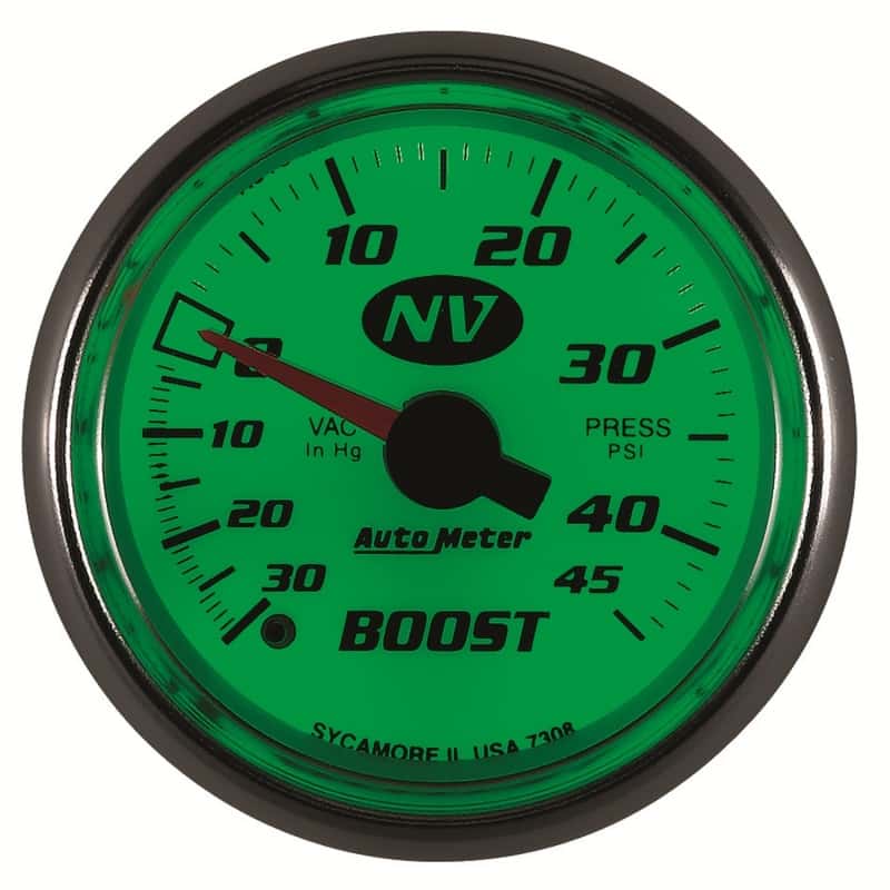 AutoMeter — Autometer 52mm Mechanical 30 In Hg-Vac/45 PSI Vacuum / Boost Gauge
2-1/16" BOOST-VAC, 3 - view 4