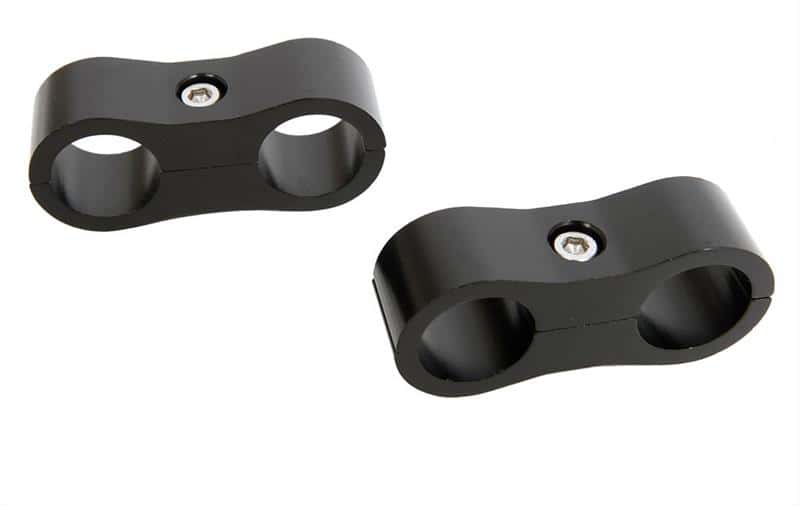 Russell — Russell Hose Separator For -10 Braided Hose - Black Anodize (2 Pack) - view 5