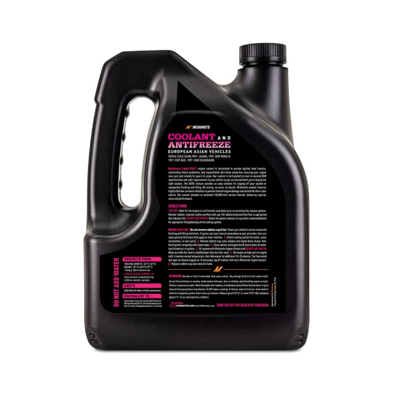 Mishimoto — Mishimoto Liquid Chill EG Coolant, European/Asian Vehicles, Pink/Red
Engine Coolant - view 3