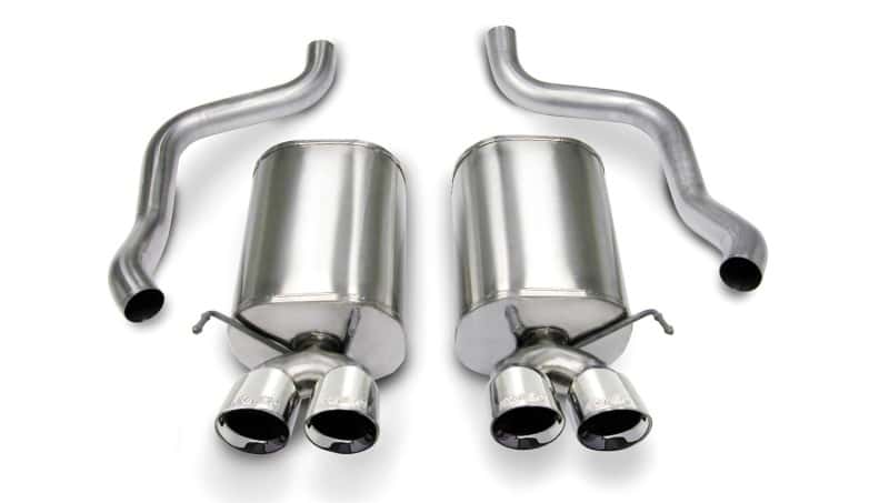 CORSA Performance — Corsa 2005-2007 Chevrolet Corvette C6 6.0L V8 Polished Sport Axle-Back Exhaust
Exhaust - view 3