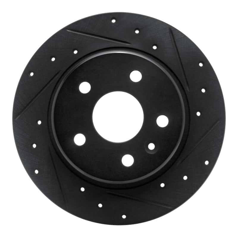 R1 Concepts — R1 16-23 Chevrolet Cruze Rear Right Drilled & Slotted Black Brake Rotor
R1 Brake Rotor Drill - view 1