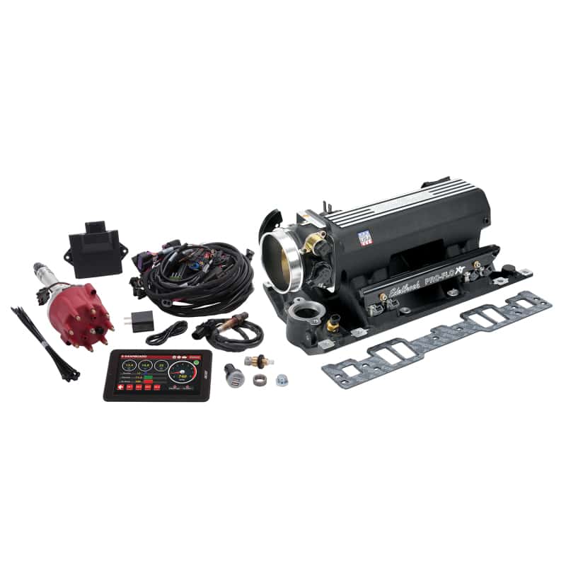 Edelbrock — Edelbrock Pro Flo 4 XT EFI System Seq Port SBC Vortec/E-Tec 550 Max HP 29lb/hr Black Finish
FUEL INJECTION - view 2