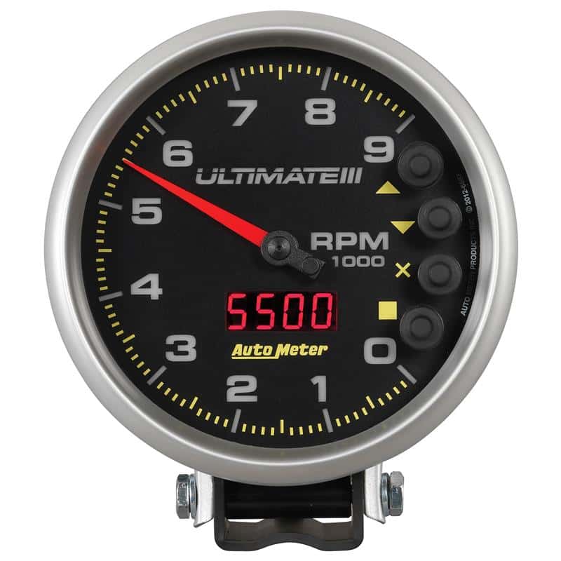 AutoMeter — Autometer 5 inch Ultimate III Playback Tachometer 9000 RPM - Black
5" ULTIMATE III PLAY - view 2