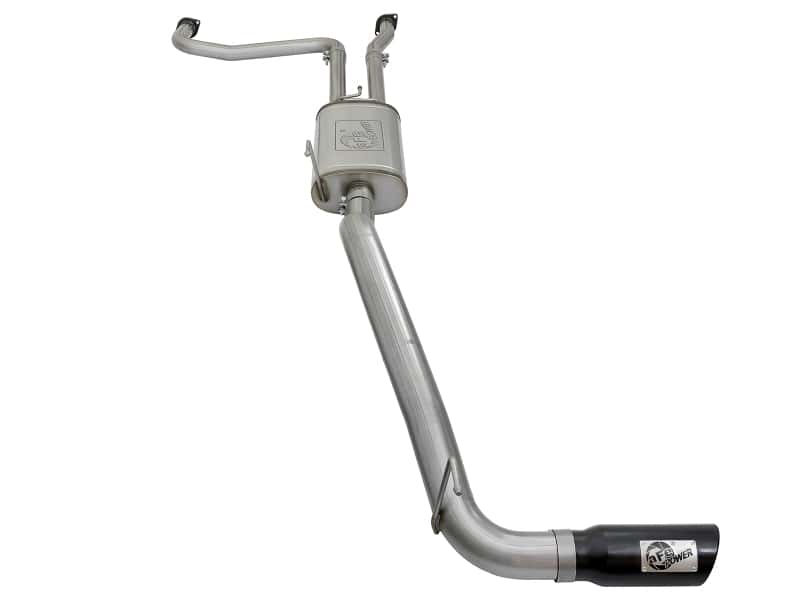 aFe — aFe MACHForce XP 2.5in Cat-Back Exhaust System w/ Black Tip Nissan Frontier 17-19 V8-5.6L
Cat-Back Exhaust - view 2
