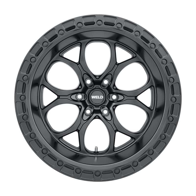 Weld — Weld Off-Road W108 20X10 Ledge 6X135 ET-18 BS4.75 Satin Black / Black Ring 87.1 - view 1