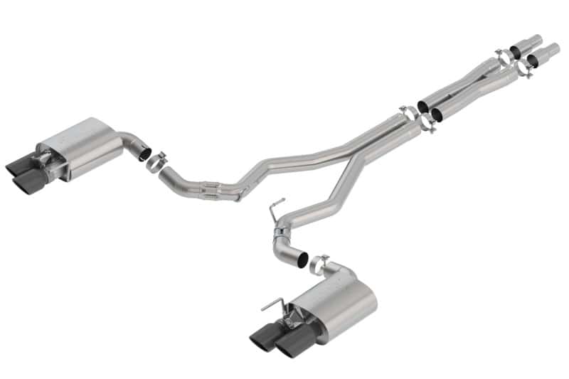 Borla — Borla 2018 Ford Mustang GT 5.0L AT/MT 3in ATAK Catback Exhaust Black Chrome Tips w/ Valves
Cat-Back System
bor140743BC - view 5