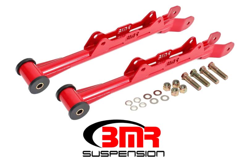 BMR Suspension — BMR 10-15 5th Gen Camaro Chrome Moly Non-Adj. Rear Lower Control Arms (Delrin) - Red
Lower Control Arms - view 1