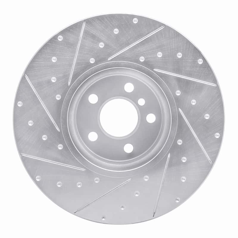 R1 Concepts — R1 16-25 BMW i4 Right Front Drilled & Slotted Silver Brake Rotor
R1 Brake Rotor Drill - view 5