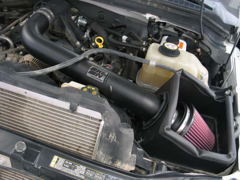 K&N Engineering — K&N 07-08 Ford F250 SD V8-5.4L Black High Flow Performance Kit
Performance Air Inta
Air Intake System - view 5