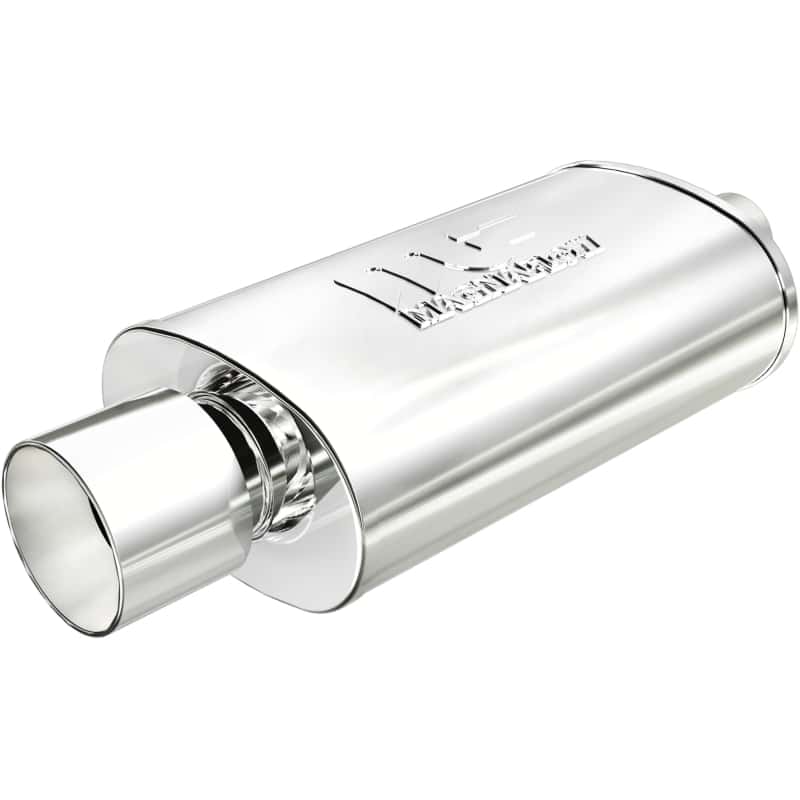Magnaflow — MagnaFlow Muffler W/Tip Mag SS 14X5X8 2.25/4.
Straight Through - view 2