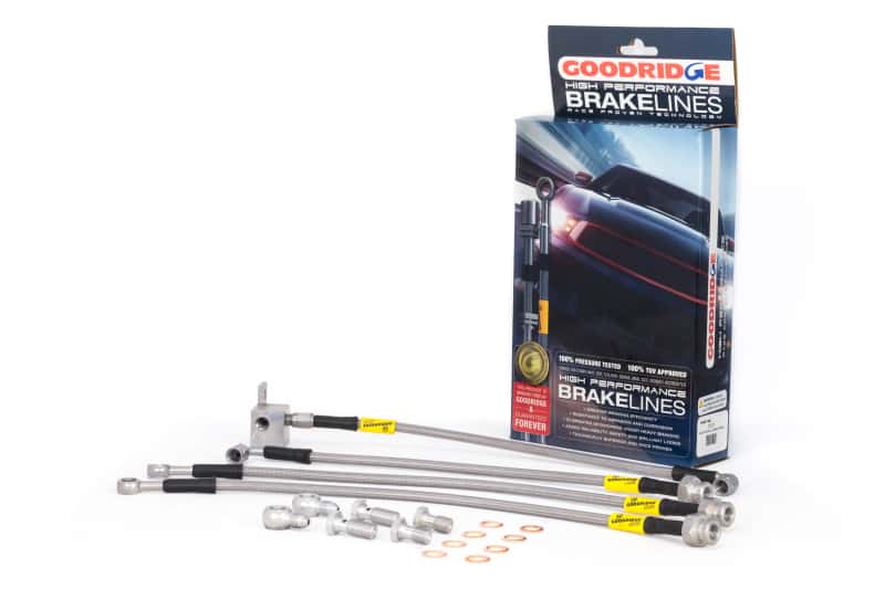 Goodridge — Goodridge 89-05 Mazda Miata NA/NB Stainless Steel Brake Line Kit
Brake Hose Kit - view 1