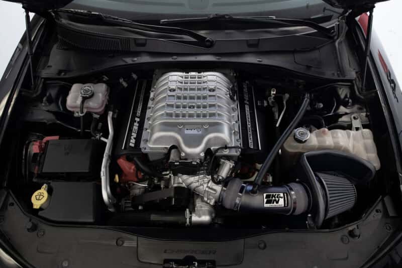 K&N Engineering — K&N 17-23 Dodge Charger/Challenger Hellcat SC 6.2L V8 DRYFLOW Performance Air Intake System
Air Intake System - view 4