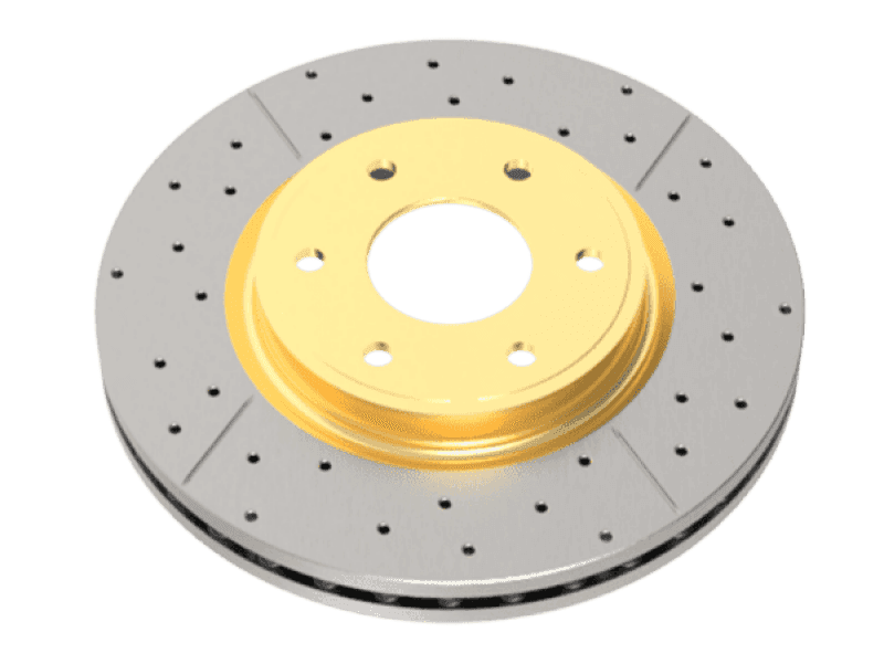 DBA — DBA 05-15 Hyundai Sonata V6 Front Street Drilled & Slotted Rotor
Brake Rotor - view 2