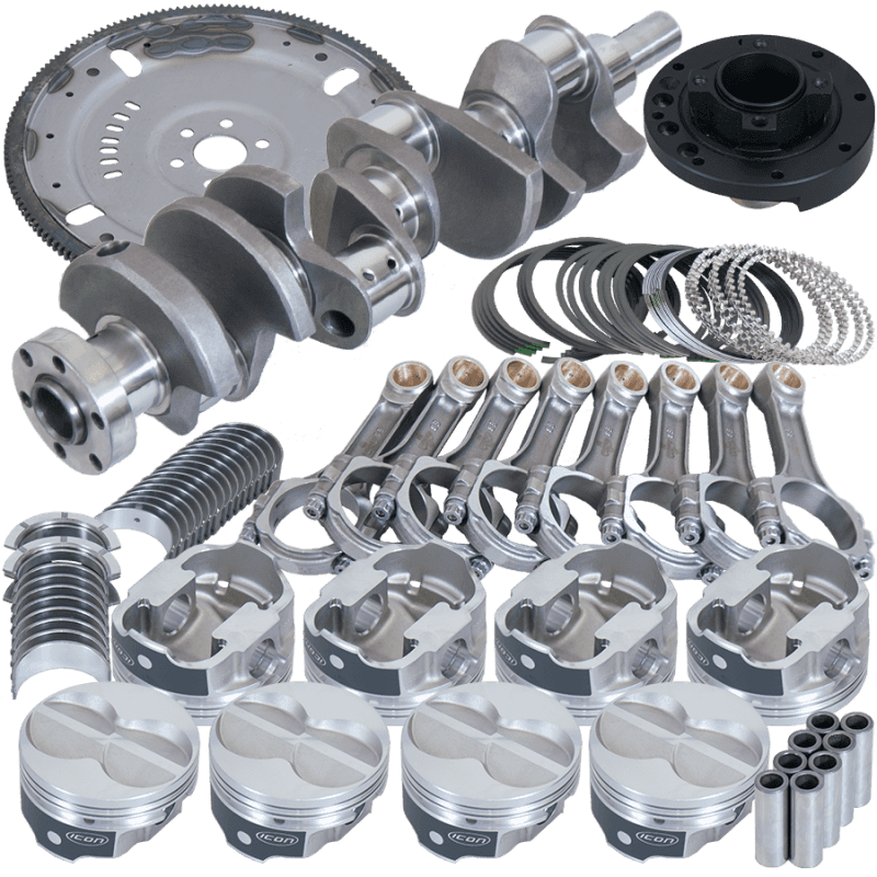 Eagle — Eagle Ford 302 3.400in Crank 5.400in I-Beam Rods 4.000in Pistons 164 Tooth FP Balanced Assembly
Bal Str & Strip Assy - view 1