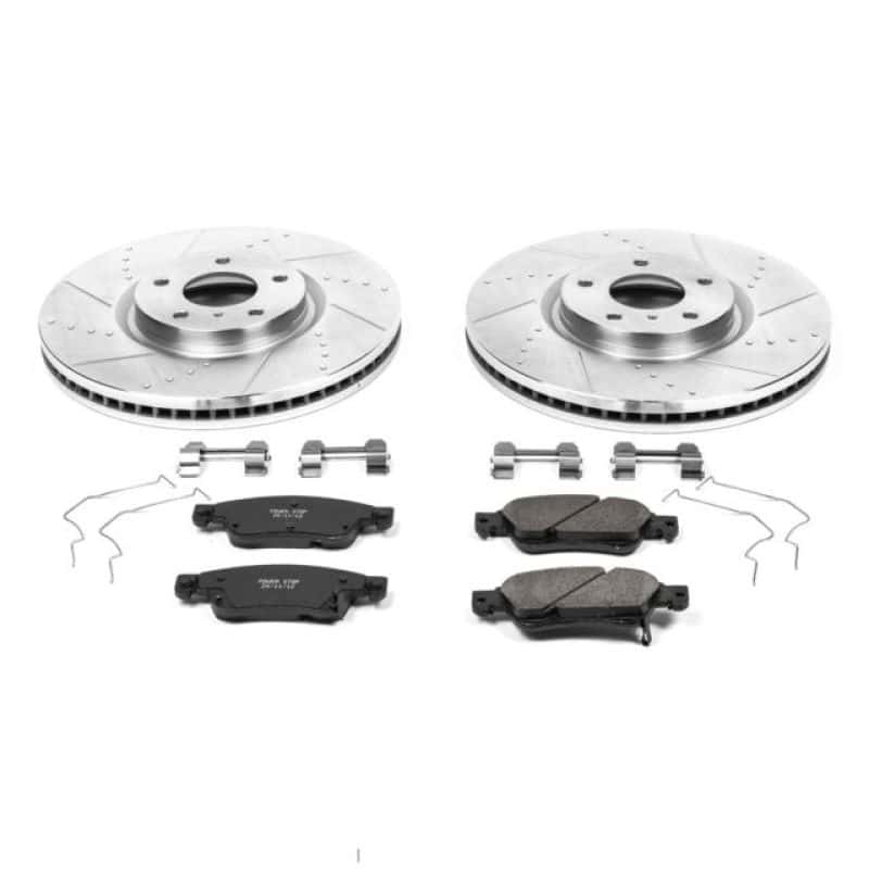 PowerStop — Power Stop 07-08 Infiniti G35 Front Z23 Evolution Sport Brake Kit - view 1