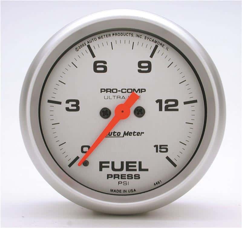 AutoMeter — Autometer Ultra-Lite 2-5/8in 15psi Fuel Pressure Gauge - Digital Stepper Motor
2-5/8in FUEL PRESS - view 2