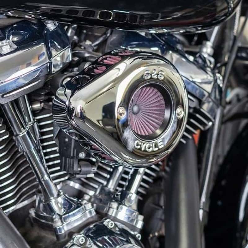 S&S Cycle — S&S Cycle 2017+ M8 Models Stealth Air Stinger Kit w/ Chrome Teardrop - view 1